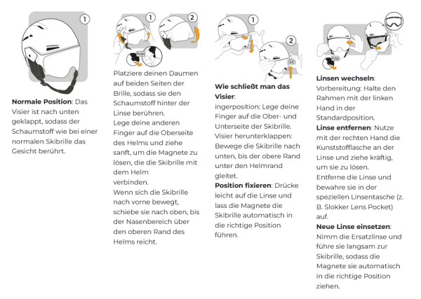 Ski- und Snowboardhelm Slokker LAPO Polarized Photochromic - black